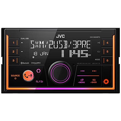 JVC KW-X855BTS Bluetooth Car Stereo Digital Media Receiver with USB Port, AM/FM Radio, MP3 Player, Amazon Alexa, Android, iPhone, Double DIN, 13-Band EQ… JVC KW-X855BTS Bluetooth Car Stereo Digital Media Receiver with USB Port, AM/FM Radio, MP3 Player, Amazon Alexa, Android, iPhone, Double DIN, 13-Band EQ…